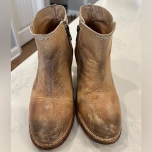 Bed Stu Booties Tan Size 6